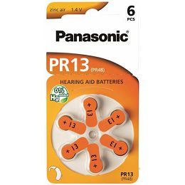 PANASONIC baterije PR13L/6LB, Zinc Air PR13L/6LB