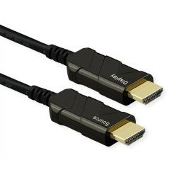 Roline HDMI 8K Ultra HD aktivni, optički kabel (AOC), M/M, 20 m