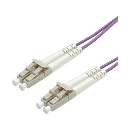 Roline VALUE optički kabel 50/125µm LC/LC Duplex, OM4, 5.0m, ljubičasti