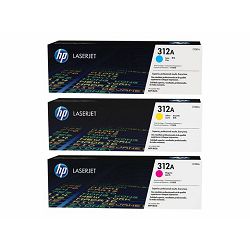 HP 312A CYM Toner multipack CF440AM