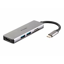 D-LINK USB-C 5-port USB 3.0 hub HDMI DUB-M530
