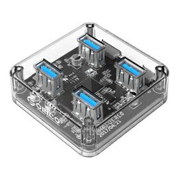 Orico 4-portni USB3.0 hub, prozirni (ORICO-MH4U-U3-03-CR-BP)