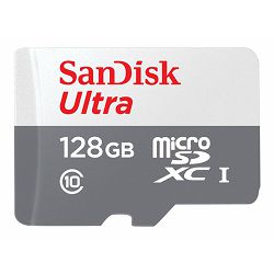 SANDISK Ultra 128GB microSDXC + SD Adpt SDSQUNR-128G-GN3MA