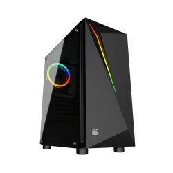 Bit Force RIPPER RGB-2 Midi Tower RGB Gaming PC ATX kućište bez napajanja, crno