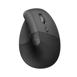 Logitech Lift bežični ergonomski miš, USB, sivi (910-006473)