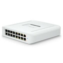 Ubiquiti UniFi Managed 16-port Gigabit Switch, 8-port PoE+, 45W (USW-LITE-16-PoE)