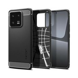 Spigen Rugged Armor, zaštitna maska za telefon, crna - Xiaomi 13 Pro (ACS05325)