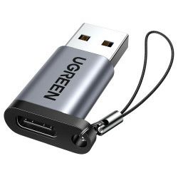 UGREEN adapter USB 3.0 A (M) na USB-C 3.1 (Ž), sivi