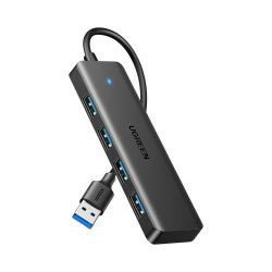 UGREEN USB Hub USB-C 3.0, 4-portni USB 3.0, sivi