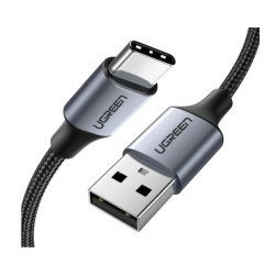 UGREEN USB-C (M) na USB-A (M) pleteni kabel, 1m