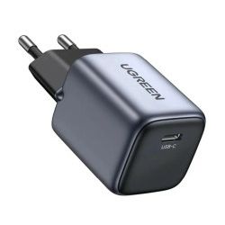 UGREEN 20W Nexode Mini GaN II Tech zidni punjač, USB-C, PD3.0/QC4+, crni