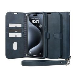 Spigen Wallet S Pro, navy - iPhone 15 Pro Max