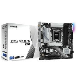 ASRock MB B760 PRO RS/D4 WiFi, S.1700, DDR4/5333MHz(OC), PCIe 4.0, 2.5 G-LAN, WiFi/BT 5.3,  DP/HDMI, mATX