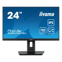 IIYAMA 24" XUB2492HSU-B6 (23.8") 1920×1080 IPS, Pivot, 0.4ms, HDMI/DP, 4×USB HUB, zvučnici, crni