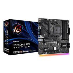 ASRock MB B550M PG RIPTIDE, S.AM4, DDR4/4600+ (OC), PCIe 4.0, SATA3, G-LAN, HDMI/DP, mATX