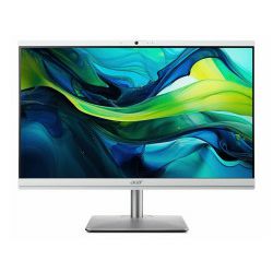 ACER AiO Aspire C24-195ES 	23.8" FHD, Intel Ultra 5-125U, 16GB DDR5, 512GB M2 SSD, HDMI/USB/LAN, Win 11 Pro + tipkovnica/miš, bijeli (DQ.BM4EX.005-W11P)