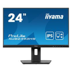 IIYAMA 24" XUB2493HS-B6 Full HD (1920×1080) IPS, Pivot, 100Hz, 0.5ms, 250 cd/m2, 1300:1, HDMI/DP, zvučnici, crni