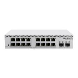 MikroTik Cloud Smart Switch CSS318-16G-2S+IN with 16 x Gigabit Ethernet ports, 2 x SFP+ cages, SwOS, desktop kućište, PSU