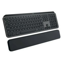 Logitech MX Keys S Plus bežična bluetooth tipkovnica, palm rest, grafit (920-011586)