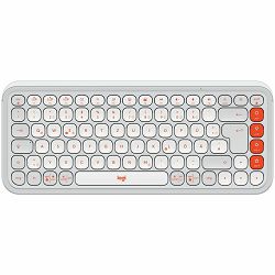 LOGITECH POP ICON KEYS - OFF WHITE - US INTL - BT  - INTNL-973