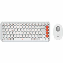 LOGITECH POP ICON COMBO - OFF WHITE - US INTL - BT  - INTNL-973