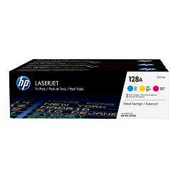 HP 128A CYM Tri-Pack LaserJet Toner Cart CF371AM