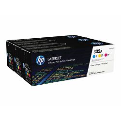 HP Toner 305A CYM Tri-Pack M351 M451 M37 CF370AM