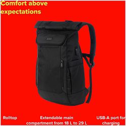 CANYON backpack RT-7 Urban 17.3 Black