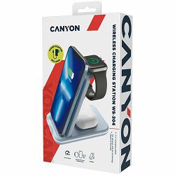 CANYON wireless charger WS-304 15W 3in1 Blue