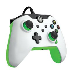 PDP XBOX WIRED CONTROLLER WHITE - NEON (GREEN) - 708056069063