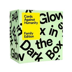 Cards Against Humanity Family Edition Glow in the Dark Box - 817246020682