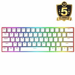 KEYBOARD - REDRAGON DRAGONBORN K630 RGB WHITE RED SWITCH - 6950376706348