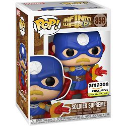 FUNKO POP: MARVEL - INFINITY WARPS - SOLDIER SUPREME (GLOW) (EXC.) - 889698563406