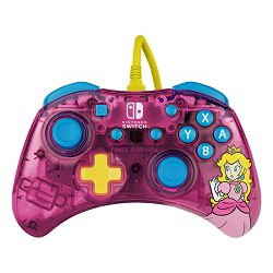 PDP NINTENDO SWITCH WIRED CONTROLLER ROCK CANDY MINI - PEACH - 708056068493