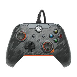 PDP XBOX WIRED CONTROLLER CARBON - ATOMIC (ORANGE) - 708056068882