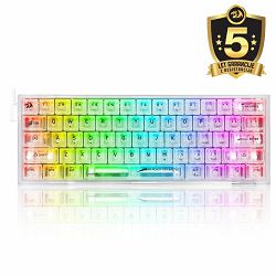 KEYBOARD - REDRAGON FIZZ K617CT-RGB WIRED MECHANICAL - 6950376717368