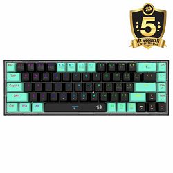 KEYBOARD - REDRAGON CASTOR PRO K631RGB-BG WIRED/WIRELESS - 6950376715333