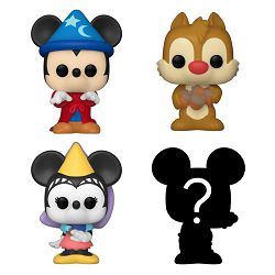 FUNKO BITTY POP: DISNEY - SORCERER MICKEY 4PK - 889698713214