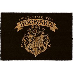 PYRAMID HARRY POTTER (WELCOME TO HOGWARTS) BLACK 37X55CM DOOR MAT - 5050293852379