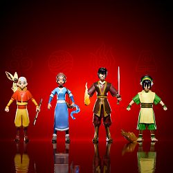 NOBLE COLLECTION NICK - AVATAR THE LAST AIRBENDER - AANG BENDYFIG - 849421008543