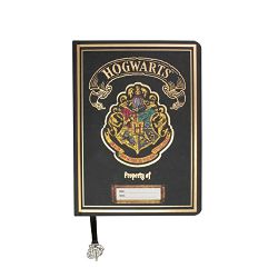 BLUE SKY HARRY POTTER A5 CHUNKY NOTEBOOK BLACK - 5056563712626