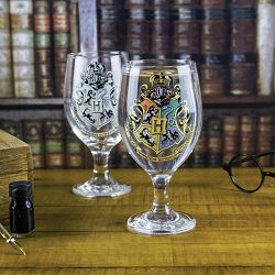 PALADONE Harry Potter Hogwarts crest glass - 5055964716677