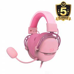 HEADSET - REDRAGON AURORA H376PP WIRED PINK - 6950376721082