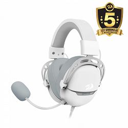 HEADSET - REDRAGON AURORA H376WG WIRED WHITE - 6950376721099