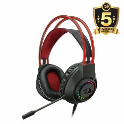 HEADSET - REDRAGON SCREAM H231 RGB WIRED BLACK - 6950376719317