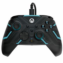 PDP XBOX WIRED REMATCH CONTROLLER - TITAN STEEL GLOW IN THE DARK - 708056072650