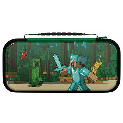 PDP SWITCH TRAVEL CASE – MINECRAFT FOREST BATTLE - 708056073268