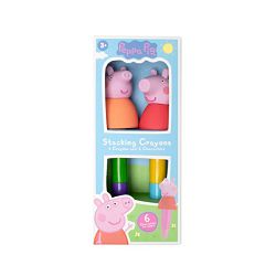 BLUE SKY PEPPA PIG CRAYONS - STACKING - 5056563715085