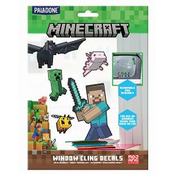 PALADONE MINECRAFT WINDOW CLING DECALS - 5056577733075