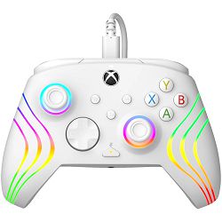 PDP XBOX WIRED CONTROLLER AFTERGLOW WAVE WHITE - 708056070250